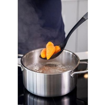 Colher De Servir Perfurada Nylon Cozinha Cinza Kitchenaid