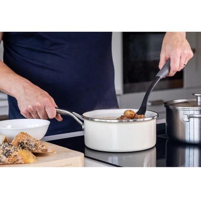 Colher De Servir Perfurada Nylon Cozinha Cinza Kitchenaid