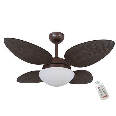 Ventilador Volare P Palmae Tabaco 220v E Controle Remoto 220V