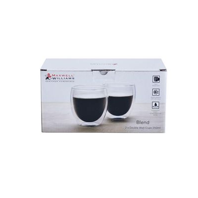 Copos Parede Dupla Blend Vidro 250ml Maxwell