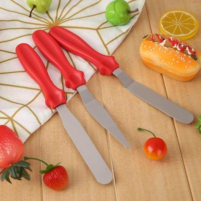 Kit Com 3 Espatulas Para Bolo E Confeitaria - Lojas Carisma