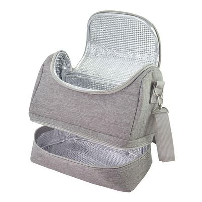 Bolsa Térmica C/ 2 Compartimentos Jacki Design - Joy Cinza