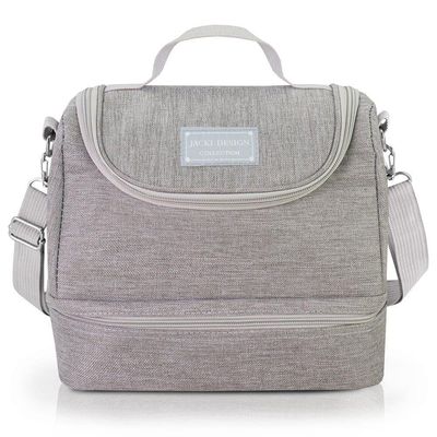 Bolsa Térmica C/ 2 Compartimentos Jacki Design - Joy Cinza