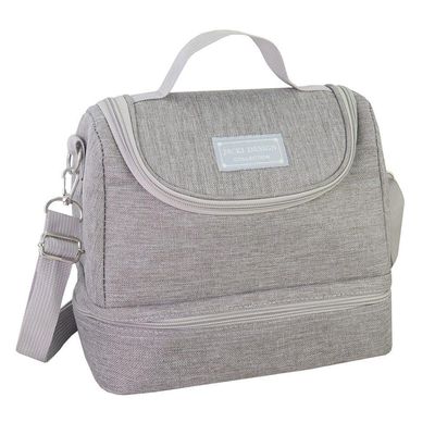 Bolsa Térmica C/ 2 Compartimentos Jacki Design - Joy Cinza