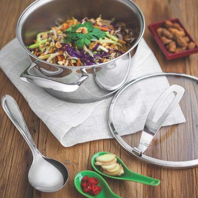 Kit Colher De Arroz E Concha Para Feijão Tramontina Laguna Inox