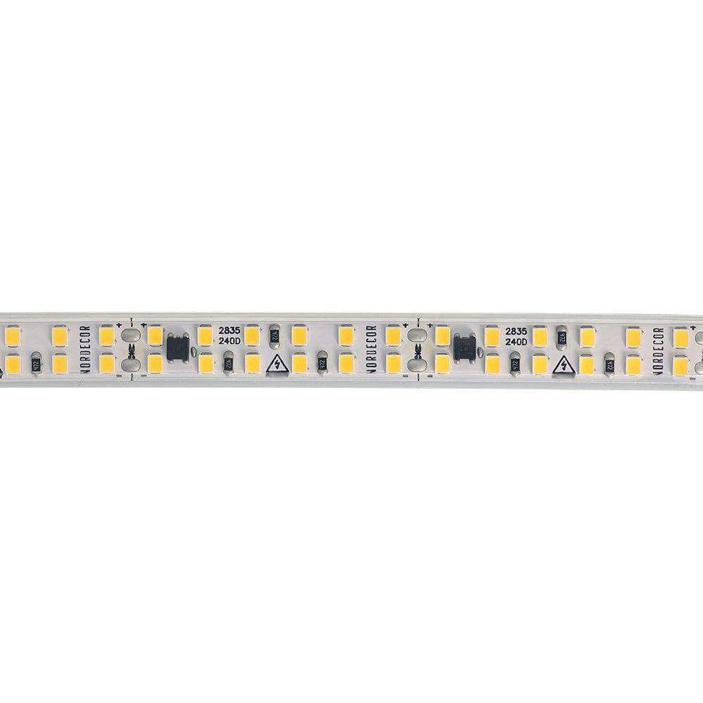 Fita De Led Nordecor Com 50 Metros Ip65 240leds-m 16w 127v 4000k Luz Neutra