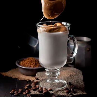 Jogo 6 Taças De Cappuccino Café Caneca Dolce Gusto Nespresso Vidro Transparente 250ml Lyor
