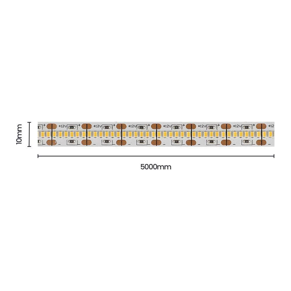 Fita De Led Nordecor Moni Com 5 Metros 528 Leds-m 16w 12v 2700k Luz Amarela 7173