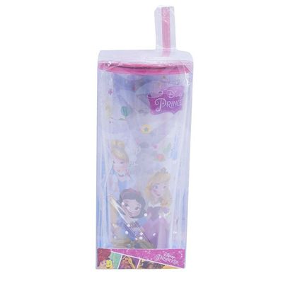 Copo Com Canudo Princesas Disney 360ml - Disney