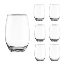 Jogo De Copos Classic 475 Ml Vidro Cristal