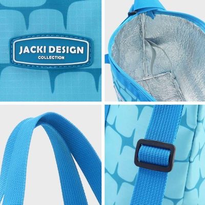 Conjunto De Bolsa Térmica Com Marmite E Garrafa Elementos Azul