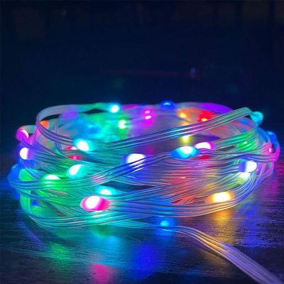Fita Led Smart Aplicativo App Celular 20 Metros Cores Rgb Ajustavel Fio De Fada Pisca Pisca