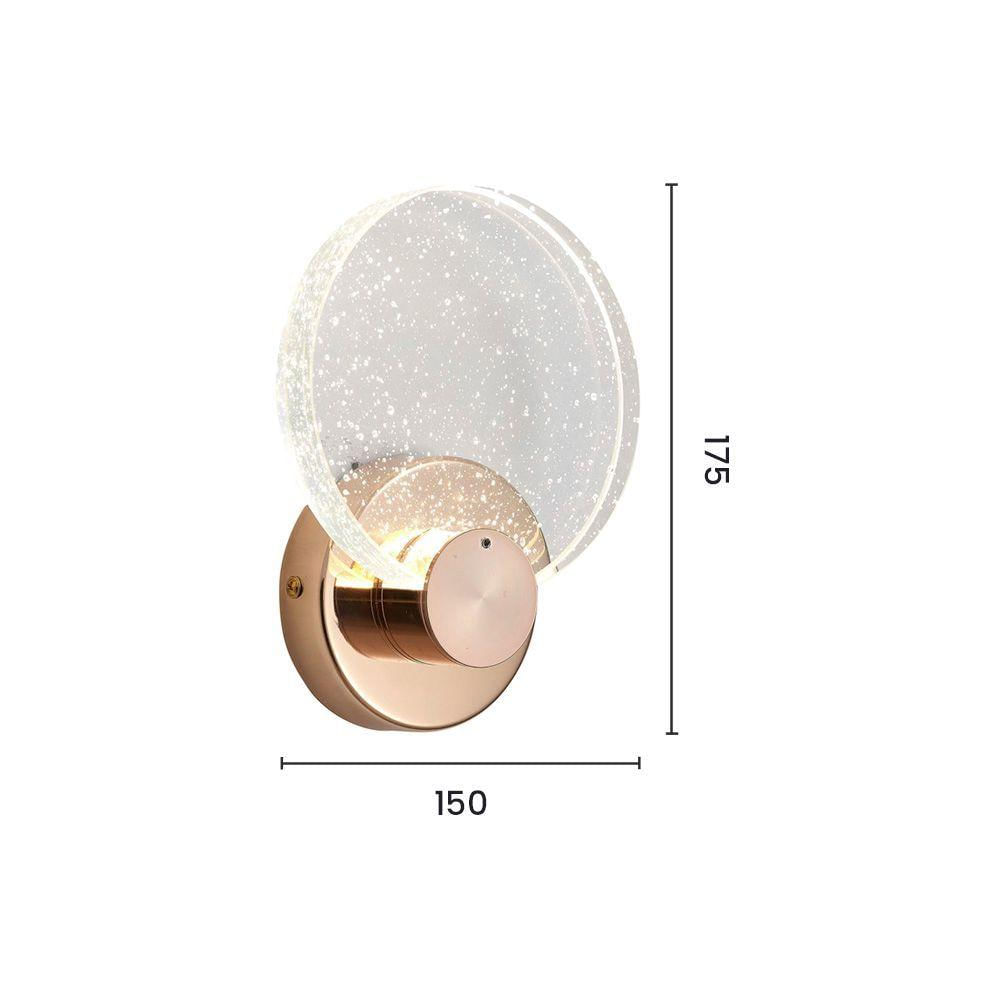Arandela Astraled Pleione Led Bivolt Dourado Ad-2012