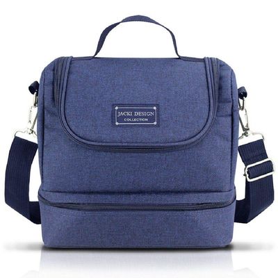Bolsa Térmica C/ 2 Compartimentos Concept Mais Jacki Design Azul