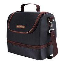 Bolsa Térmica Com 2 Compartimentos For Men Jacki Design Preto/marrom