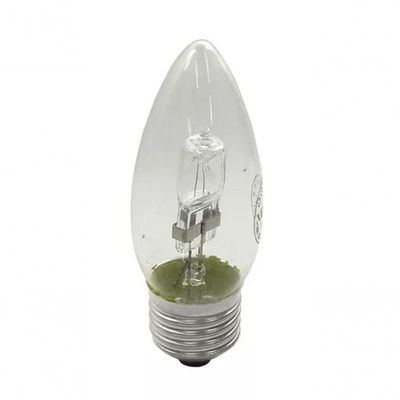 Lâmpada Halógena Vela 28w E27 Branco Quente
