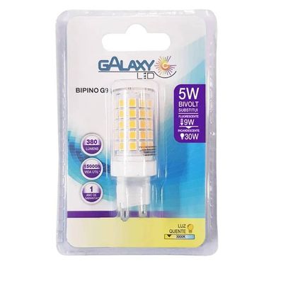 Lâmpada Led G9 3.5w 3000k Branco Quente Bivolt Decoração