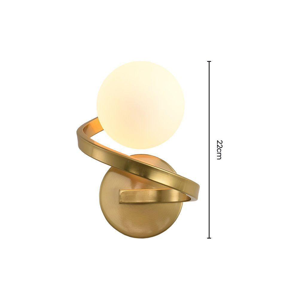 Arandela Skylight Fit 3126 G9 Bivolt Dourado-branco