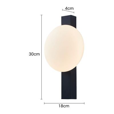 Arandela Nordecor Visa 6w Led Bivolt Preto