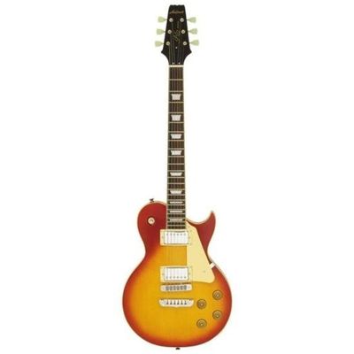 Guitarra Aria Pe-350std Aged Cherry Sunburst.