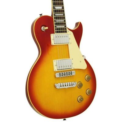 Guitarra Aria Pe-350std Aged Cherry Sunburst.