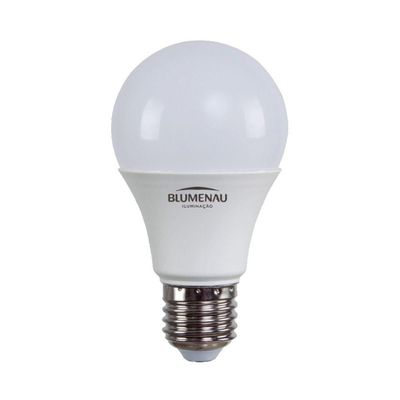 Lâmpada Led Bulbo A60 9w Blumenau E27 Bivolt 6500k Luz Fria