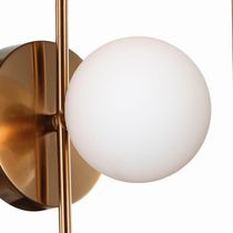 Arandela Quality Cadre 1332 G9 Bivolt Bronze Branco