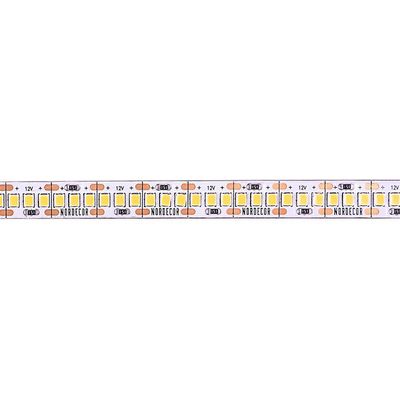 Fita De Led Nordecor Com 5 Metros Ip65 240leds-m 20w 12v 2700k Luz Amarela 7129