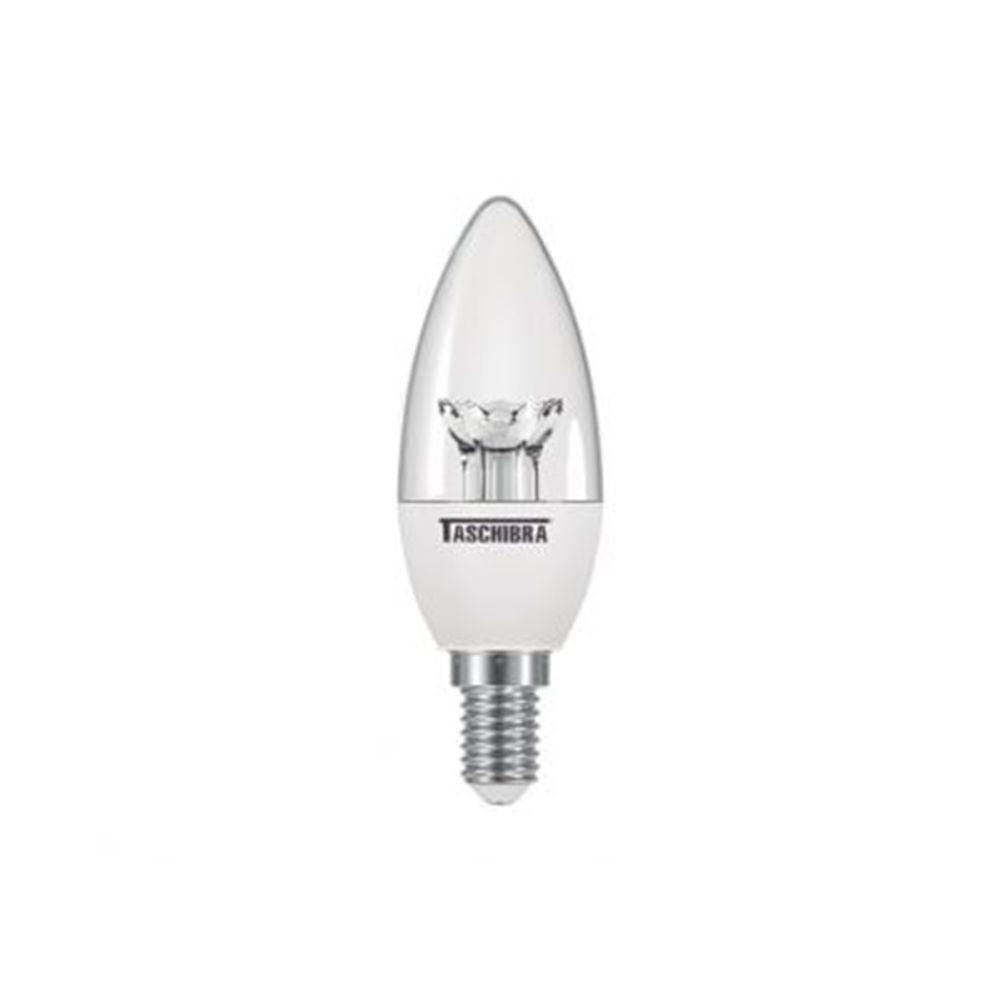 Lâmpada Led Taschibra Vela 3w Bivolt Clara 2700k Luz Amarela