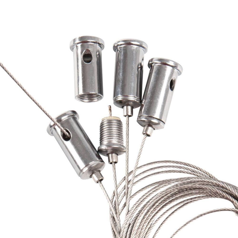 Kit Suspensão Pix Para Fixação Luminária Painel Led Sobrepor