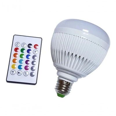 Luz Balada Colorida Com Bluetooth Controle Remoto Bivolt Rgb Bivolt
