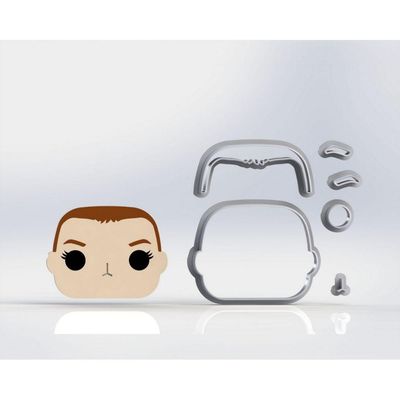 Cortador Kit Stranger Things 5 Modelos Funko Tamanho 5Cm
