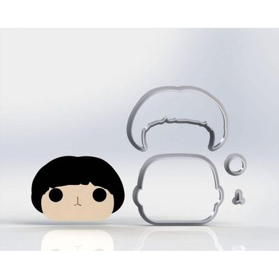 Cortador Kit Stranger Things 5 Modelos Funko Tamanho 5Cm