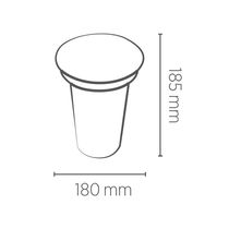 Embutido De Solo Led Save Energy 15w Bivolt Inox 2700k Luz Amarela 2700k Luz Amarela Se-335.1240