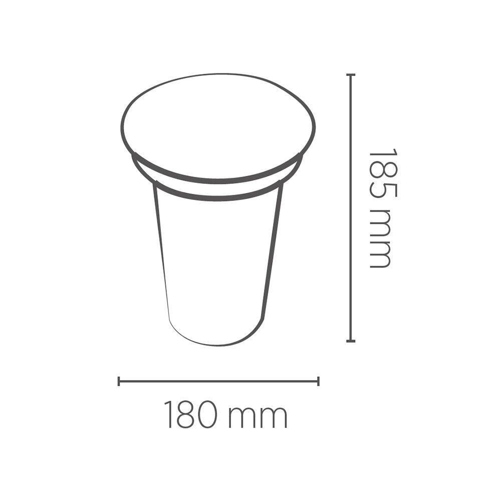 Embutido De Solo Led Save Energy 15w Bivolt Inox 2700k Luz Amarela 2700k Luz Amarela Se-335.1240