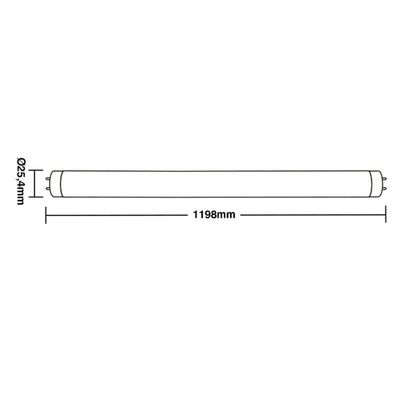 Lâmpada Led Taschibra Tubo Led 40 20w T8 Bivolt 4000k Luz Neutra