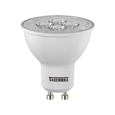 Lâmpada Led Dicroica Mr16 5w Rgb Colorida Bivolt Taschibra