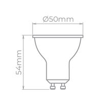 Lampada Led Dicroica 4,8W Gu10 Mr16 6500K Bivolt