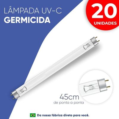 20 Lâmpada Uv-C Germicida