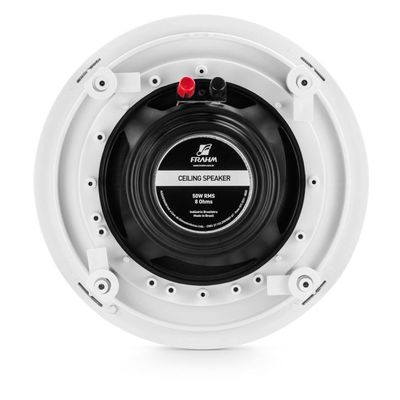 Arandela Coaxial Redonda Frahm 6 Polegadas 50W Rms Alumínio