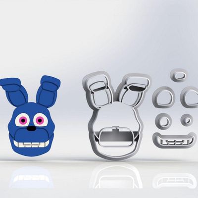 Cortador Kit Animatronics Five Nights Tamanho 15Cm