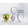 Cortador Escudo Da Ferrari Modular Tamanho 5 Cm