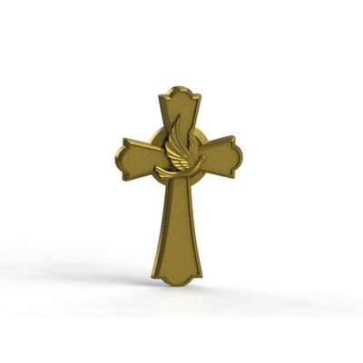 Molde Silicone Cruz Espírito Santo Hb