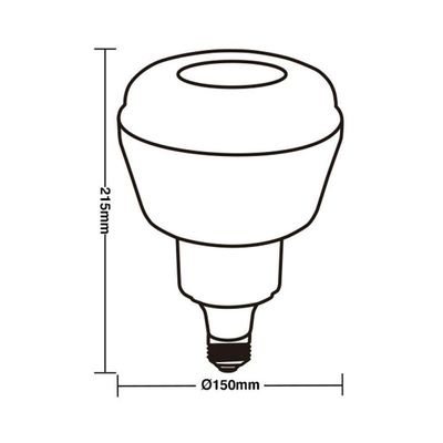 Lâmpada Led Taschibra Tkl 330 61w E27 Bivolt 6500k Luz Branca
