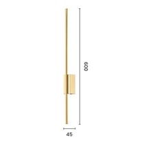 Arandela Astraled Herbig Led Bivolt Dourado Ad-2508