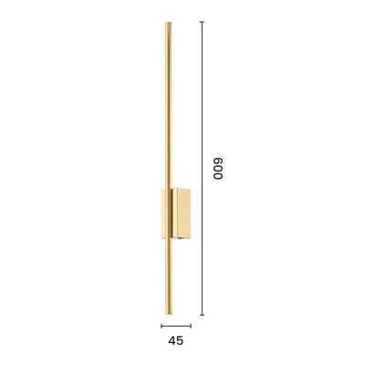 Arandela Astraled Herbig Led Bivolt Dourado Ad-2508