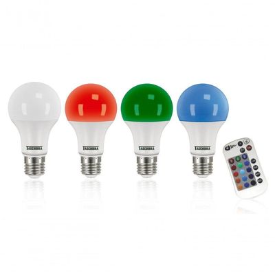 Lâmpada Led Tkl 9w Rgb Colorida Bivolt Taschibra