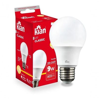Lampada Led Classic 9w 25.000h 810 Lumens - Kian