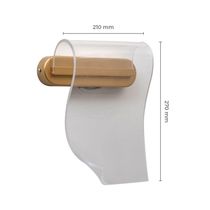 Arandela Nitrolux Ala-003b Dourada Led Bivolt Dourado 6205