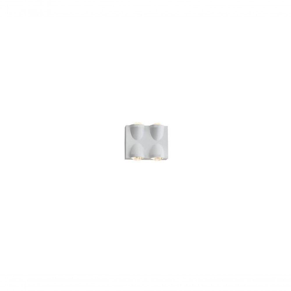 Arandela Ottawa Metal Branco 10x10cm 4x4w Bivolt (led Integrado)
